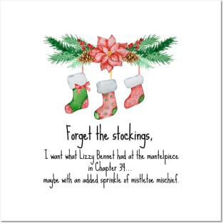 Funny Jane Austen Christmas Quote Posters and Art